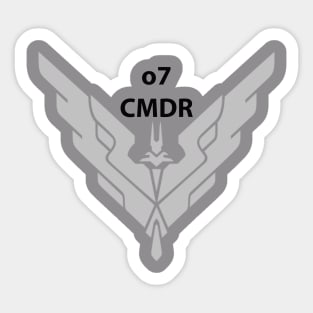 o7 CMDR Sticker